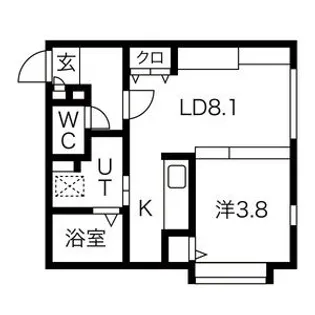 LAプラスGARERIA (ラ・プラスガレリア)【3階】の間取り