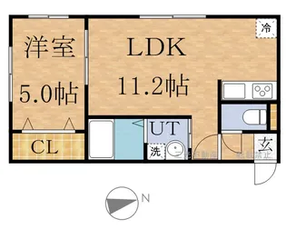 フェリオ中島公園【3階】の間取り