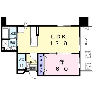 プラシード北円山【5階】の間取り