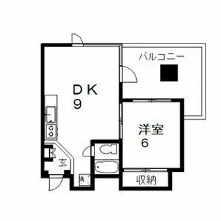 ホワイトテム【3C号室】の間取り