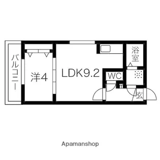北海道札幌市中央区南二条東4丁目【マンション】の間取り