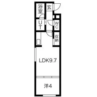 HOPE桑園【2階】の間取り