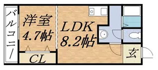 トマトハウス【202号室】の間取り