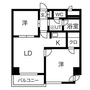 ラフォーレ円山【7階】の間取り