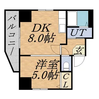 リライエンス円山【2階】の間取り