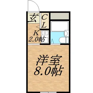 エクセレントハウス725【102号室】の間取り