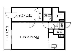 インボイス札幌レジデンス【9階】の間取り