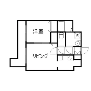レジディア札幌駅前【13階】の間取り