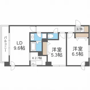 JP NOIE 円山表参道【5階】の間取り