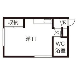 瀬比亜館【201号室】の間取り