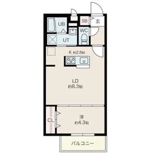 ファランドール宮の森【4階】の間取り