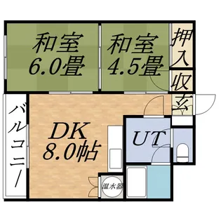 グランドパレス啓明【5階】の間取り