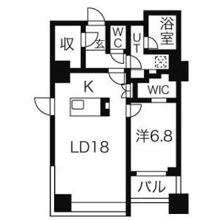 プライムメゾン大通公園【9階】の間取り