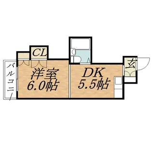 けいほくレジデンス【805号室】の間取り