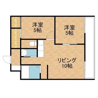 けいほくレジデンス【303号室】の間取り