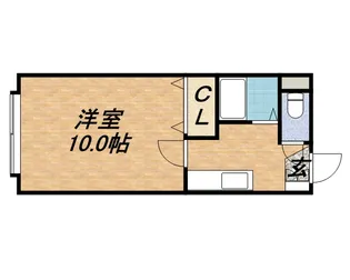 アルテピアッツァⅡ【205号室】の間取り