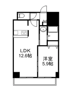 サンコート本郷通ガーデンヒルズ【12階】の間取り