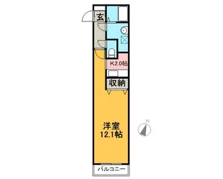 Y’S南円山【3階】の間取り