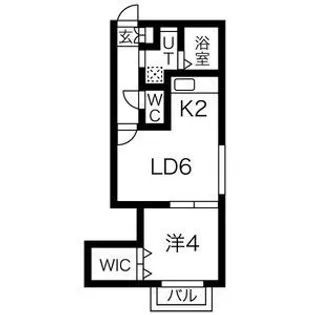 LARGE(ラルジュ)【3階】の間取り
