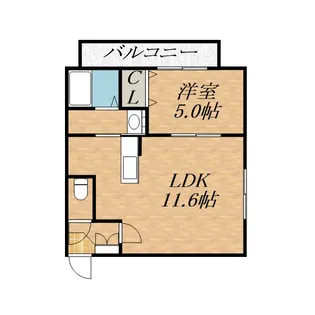 エクレール【2階】の間取り