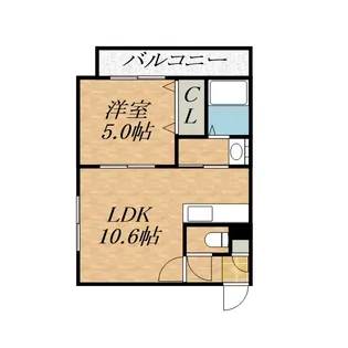 エクレール【4階】の間取り