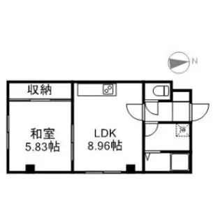 SKマンション【403号室】の間取り