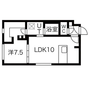 RESTS ON 旭山公園通【5階】の間取り