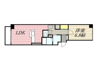 ラ・ポルタ北一条【0905号室】の間取り
