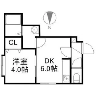 タワーヴュー札幌(タワーヴューサッポロ)【201号室】の間取り