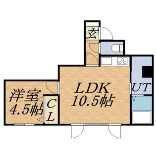 ノーススクエア・J【2階】の間取り