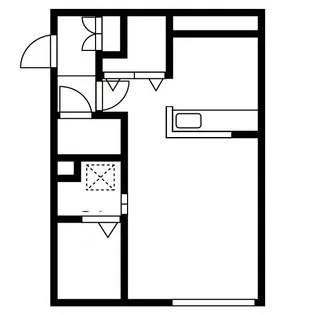フランジュールあいの里【1階】の間取り
