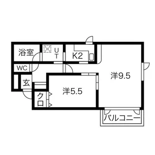 キャピタル神宮【4階】の間取り