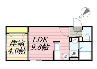 EXCEL本通【101号室】の間取り