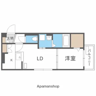 GIULIA TEINE【2階】の間取り