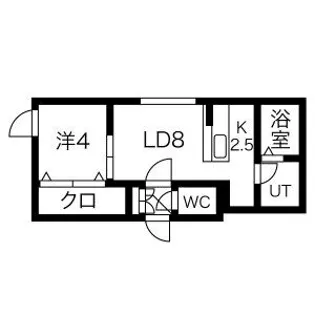 BALBONI平岸(バルボーニ平岸)【3階】の間取り