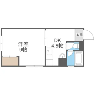 札幌ニュースカイマンション【306号室】の間取り