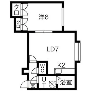 シェーンブルン南18条【102号室】の間取り