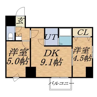 グランドジョラスN6【4階】の間取り