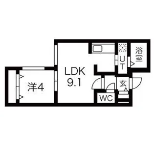 ALPHA本郷通【3階】の間取り