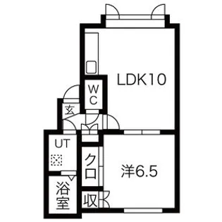 フロンティア【102号室】の間取り