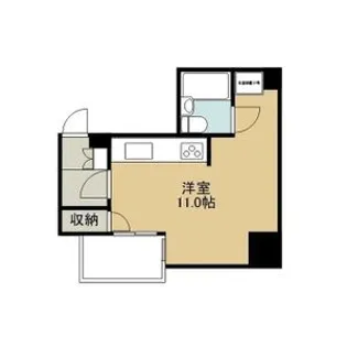 リナ・パートナーズ南2条【0405号室】の間取り