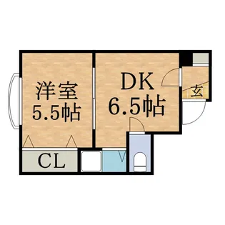 グランメール南8条【205号室】の間取り