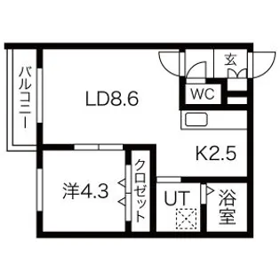 STANLEY CLARKE(スタンリークラーク)【4階】の間取り
