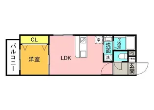 フォレスタ円山【3階】の間取り
