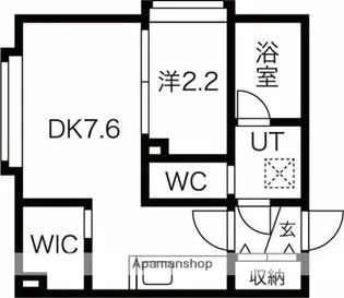 北海道札幌市豊平区旭町5丁目【マンション】の間取り