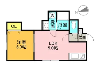 シャルルロワ【2階】の間取り