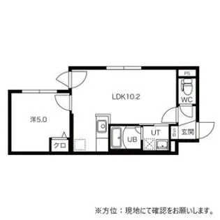 ENCHANーTHE手稲(アンシャンテ手稲)【4階】の間取り