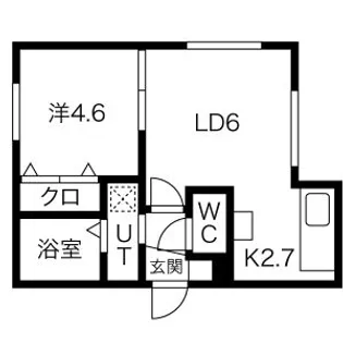 STARK南郷通(スターク)【4階】の間取り