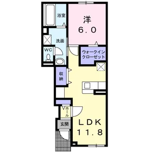 アリビオⅡ【1階】の間取り