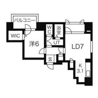 センタービル913【7階】の間取り